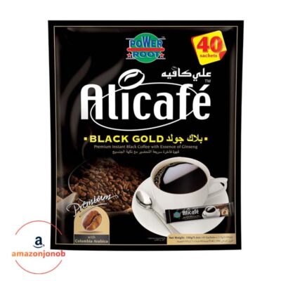 علی کافه Alicafe مدل BLACK GOLD بسته 40 عددی اصل