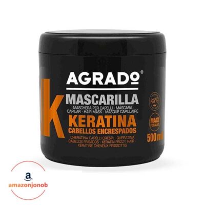 ماسک مو آگرادو مدل Keratin حجم 500 میلی‌ لیتر (اورجینال)