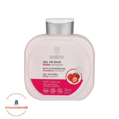 شامپو بدن مخصوص حمام سایرو Sairo مدل Strawberry حاوی رایحه ی توت فرنگی 750ml (اورجینال)