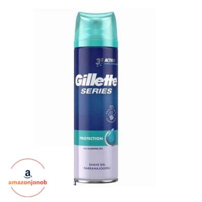 ژل اصلاح ژیلت Gillette سری 3X مدل Protection حجم 200 میلی لیتر