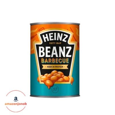 کنسرو لوبیا هاینز با طعم باربیکیو HEINZ وزن 415 گرم