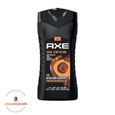 شامپو 3 در 1 سر و صورت بدن آکس Axe مدل Dark Temptation حجم 400 میل