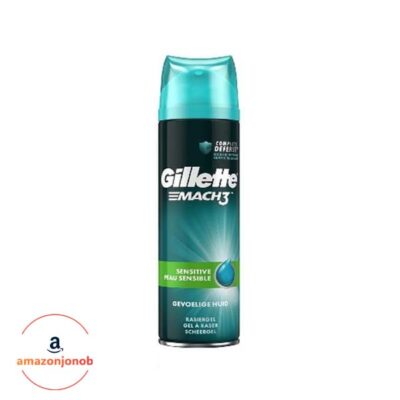 ژل اصلاح Gillette مدل Mach 3 Sensitive حجم 200 میلی لیتر