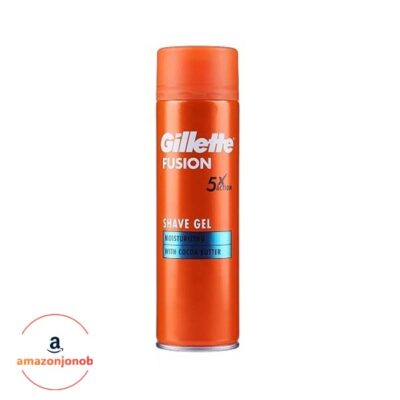 ژل اصلاح Gillette سری Fusion 5 مدل Moisturising حجم 200 میلی لیتر