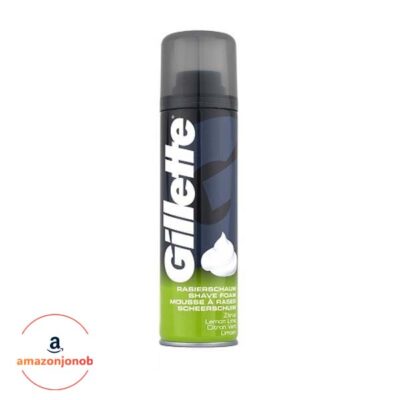 فوم اصلاح Gillette مدل Lemon Lime حجم 200 میلی لیتر