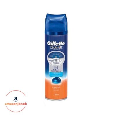 ژل اصلاح Gillette سری Fusion Proglide مدل Hydrating حجم 200 میلی لیتر