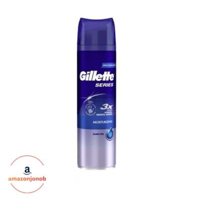 ژل اصلاح Gillette مدل Moisturizing حجم 200 میلی لیتر