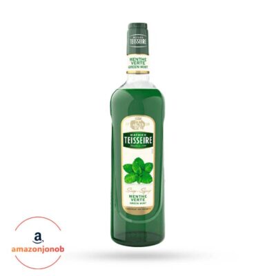 سیروپ تیزر Teisseire Syrup مدل نعنا سبز Menthe verte وزن 700 گرم